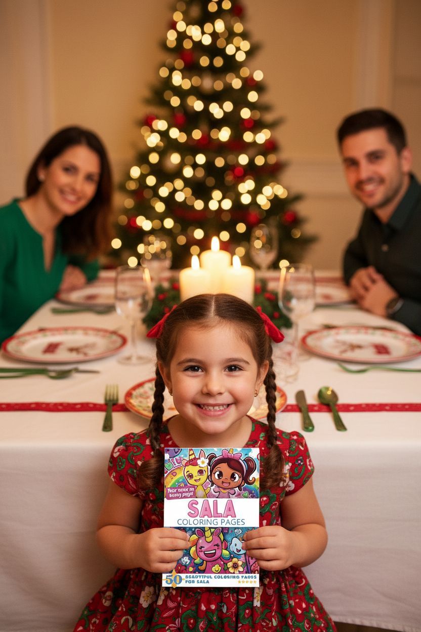 Sala Christmas coloring pages gift