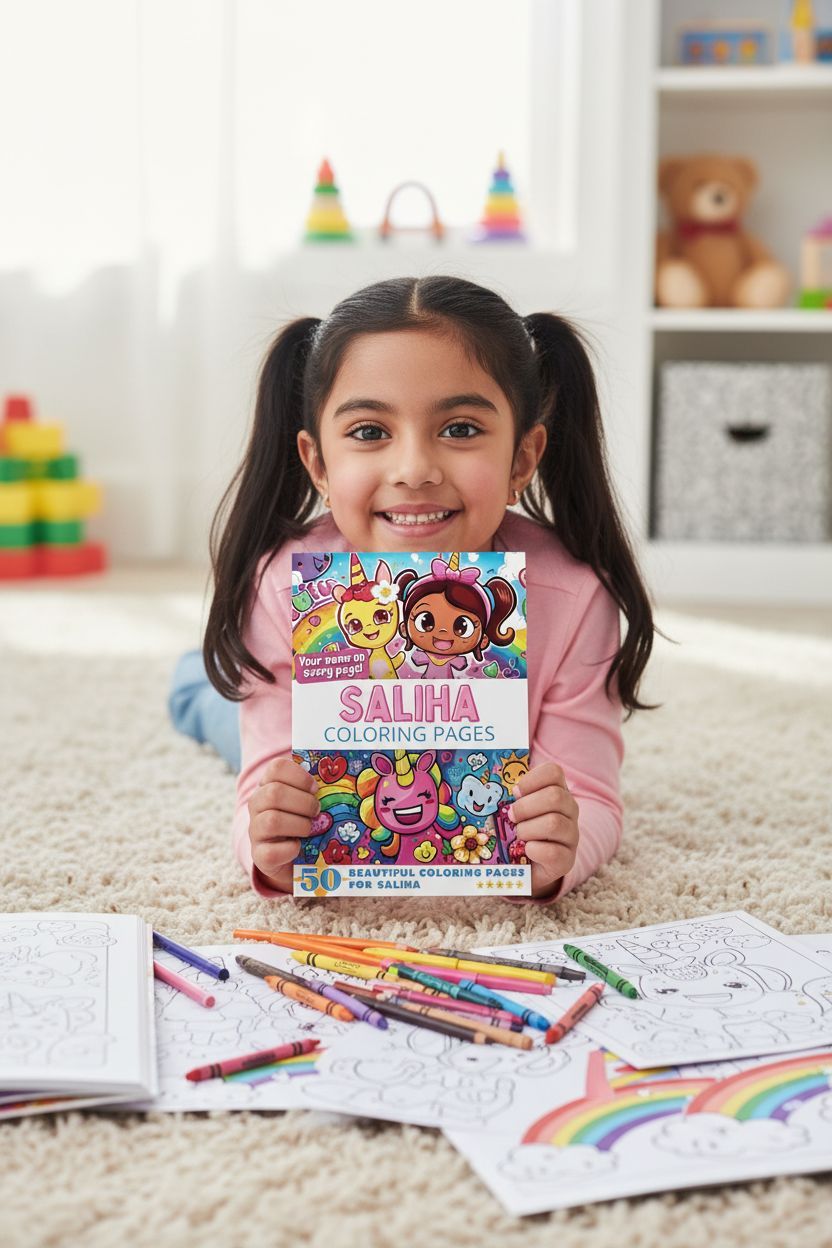 Saliha personal coloring pages