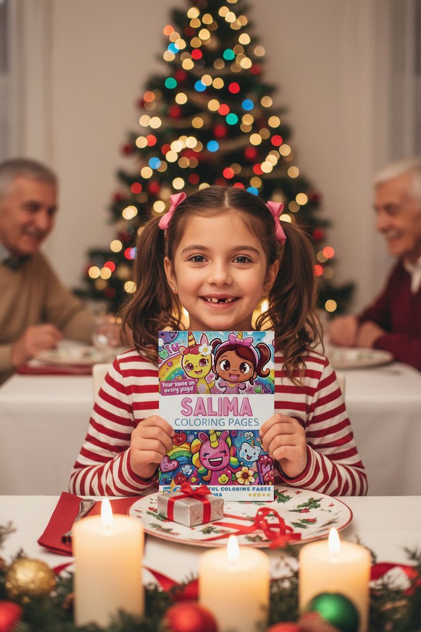 Salima Christmas coloring pages gift