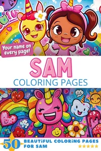 Sam Coloring Book Cover