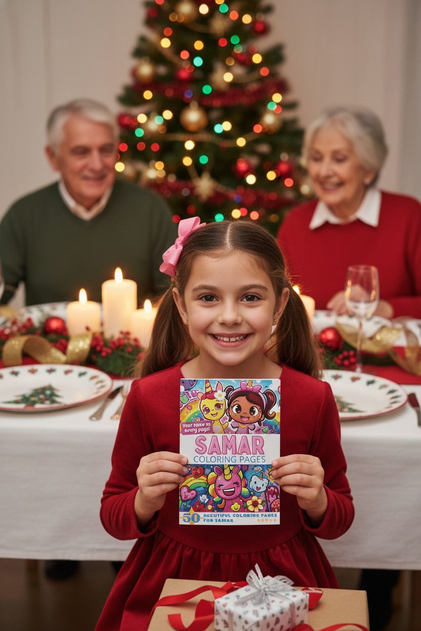 Samar Christmas coloring pages gift