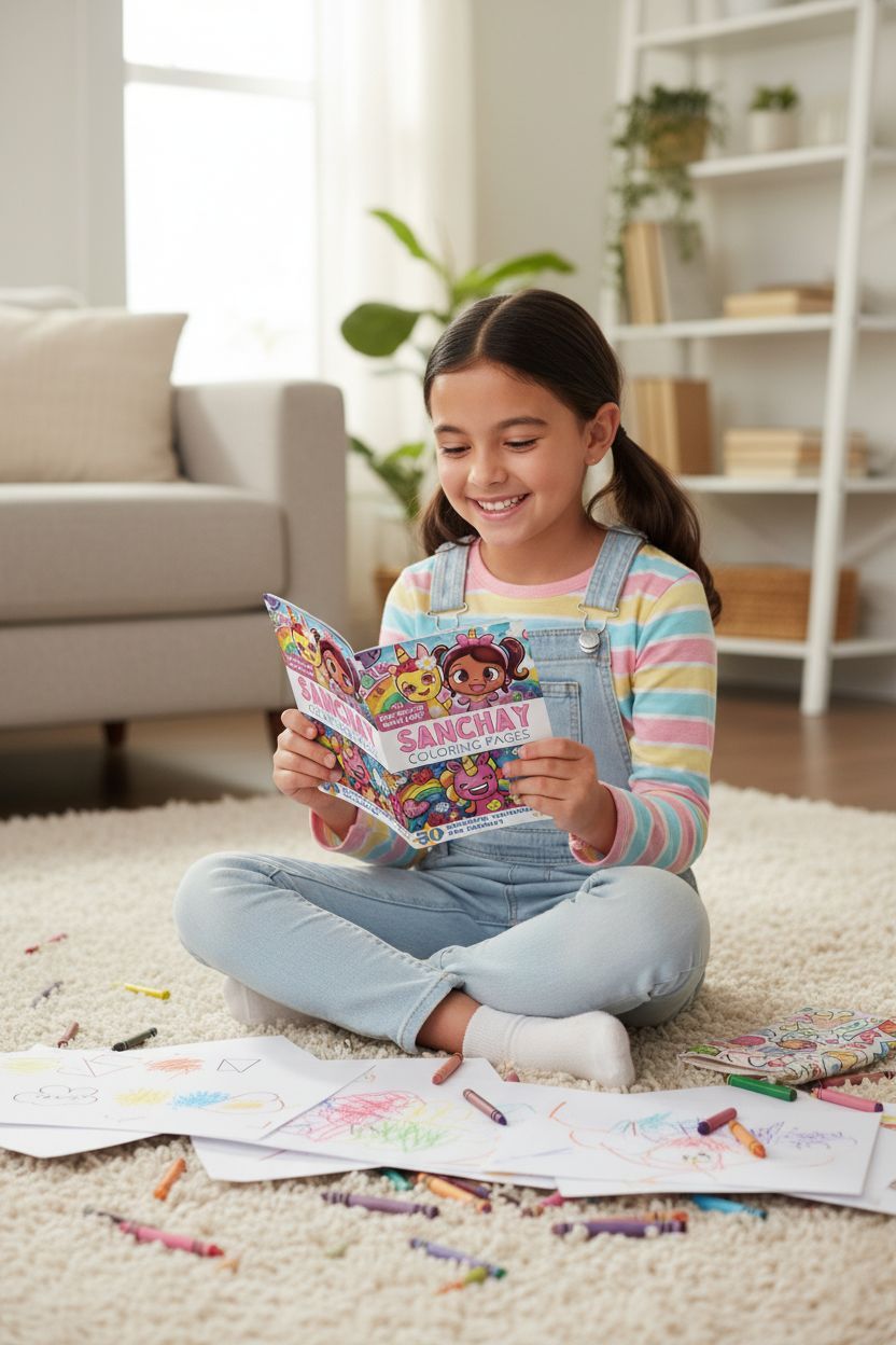 Sanchay personal coloring pages