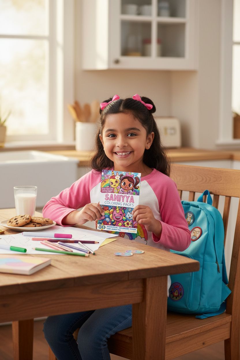 Saniyya personal coloring pages