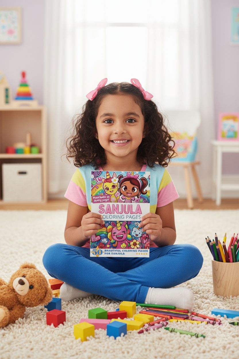 Sanjula personal coloring pages