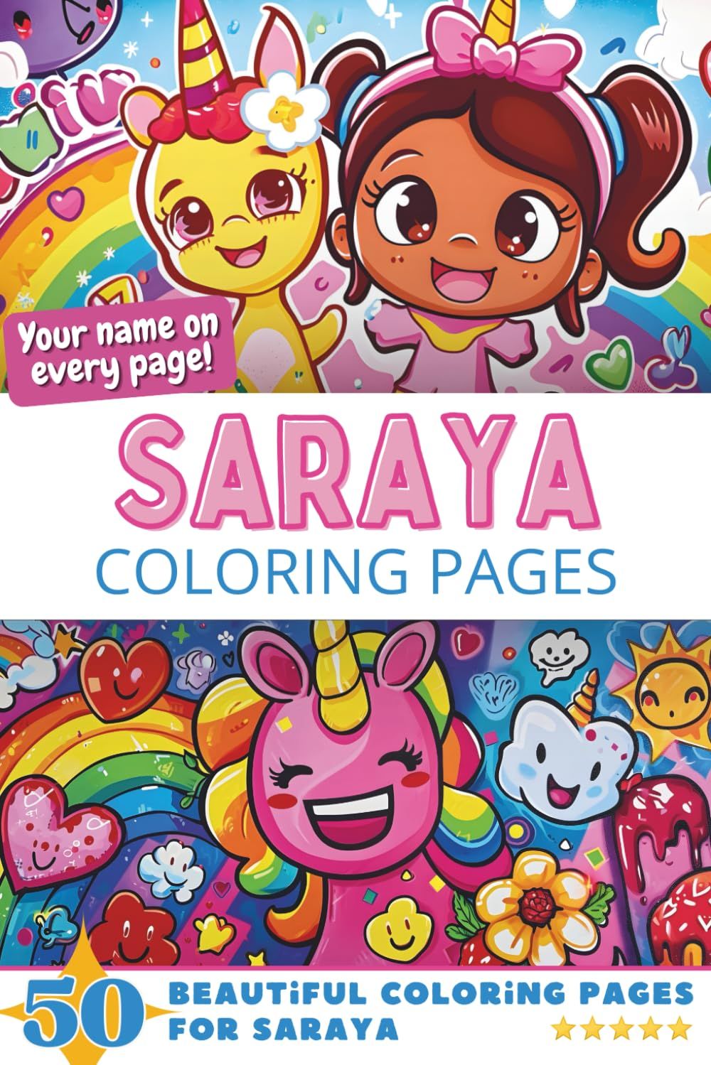 Saraya Coloring Pages Cover