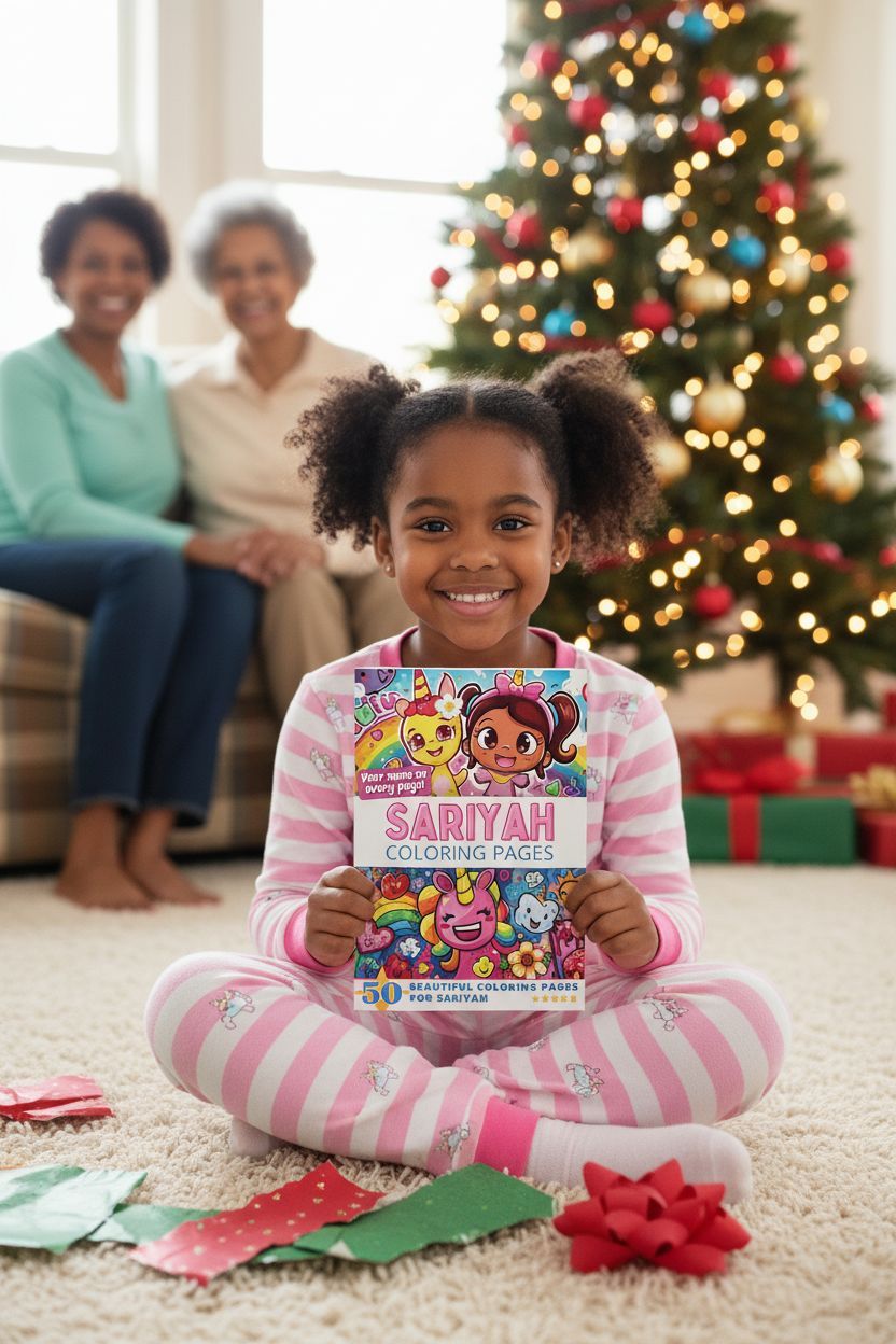 Sariyah Christmas coloring pages gift