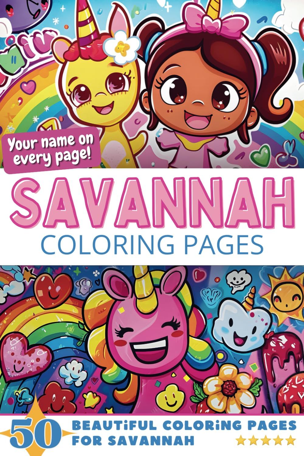 Savannah Coloring Pages Cover