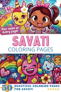 Savati Coloring Book Cover