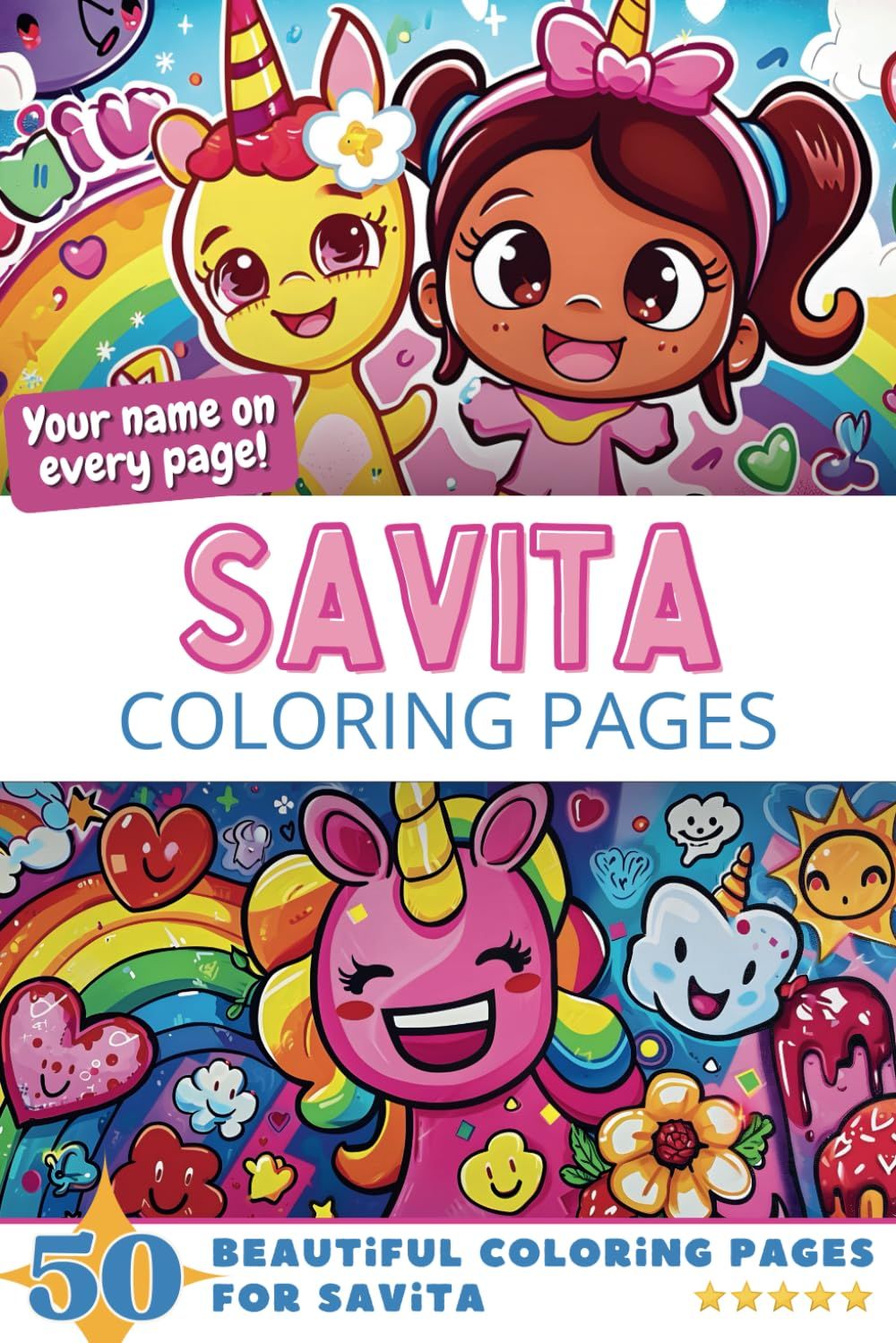 Savita Coloring Book Cover