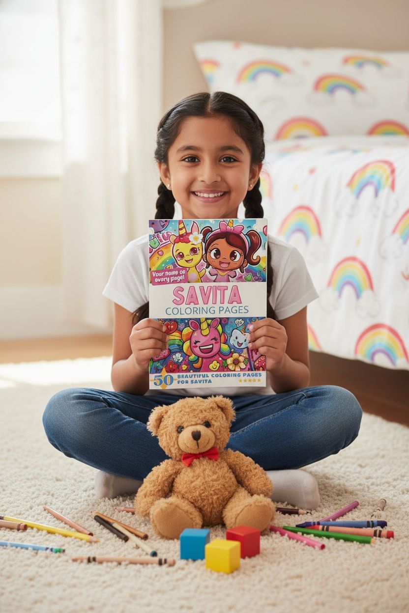 Savita personal coloring pages