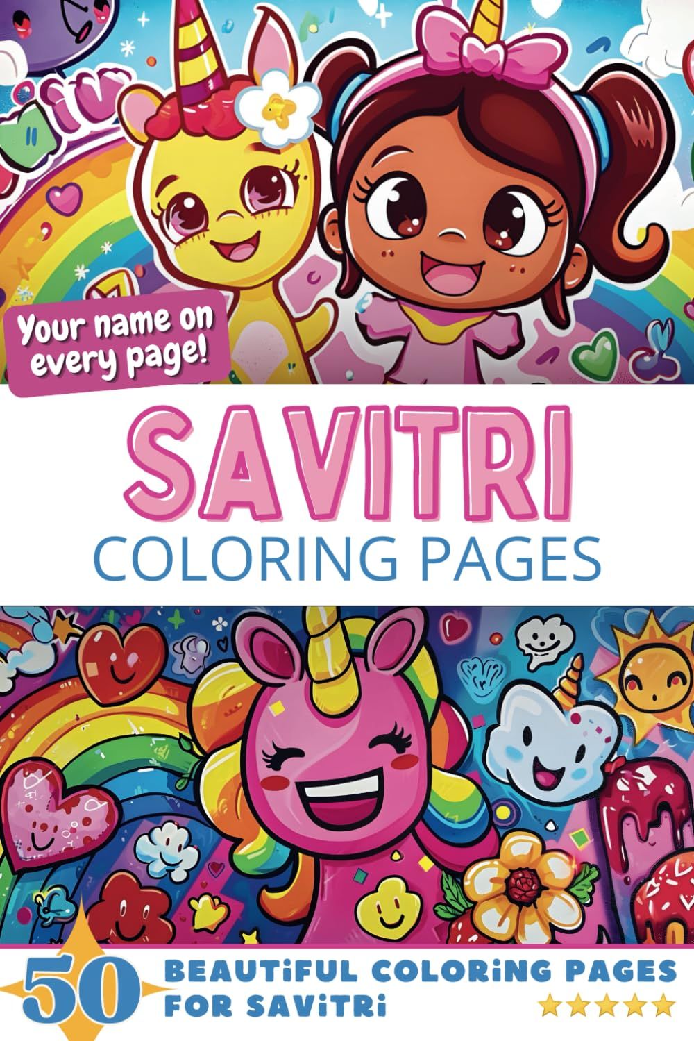 Savitri Coloring Book Cover