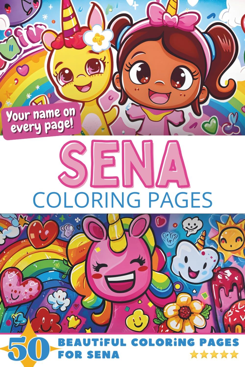 Sena Coloring Book Cover