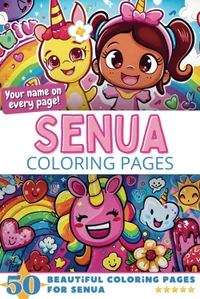 Senua Coloring Book Cover