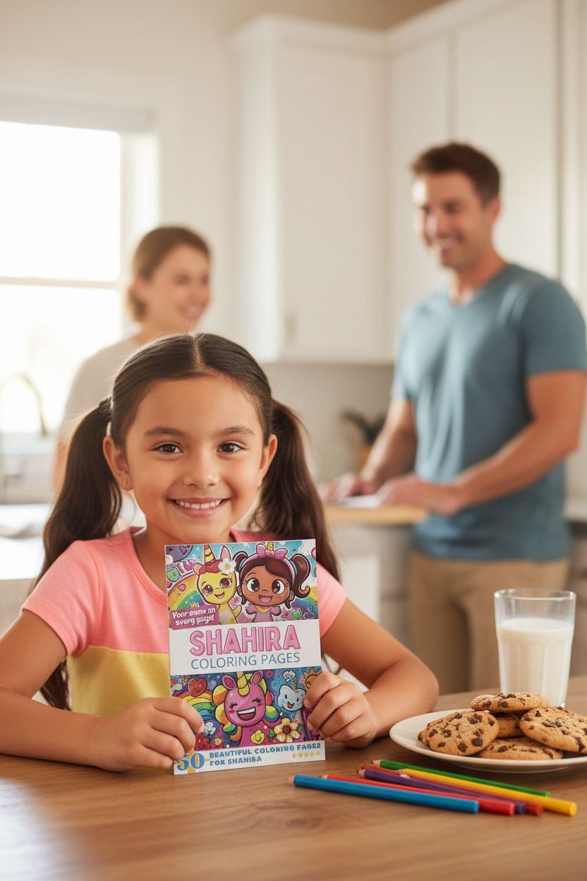 Shahira personal coloring pages