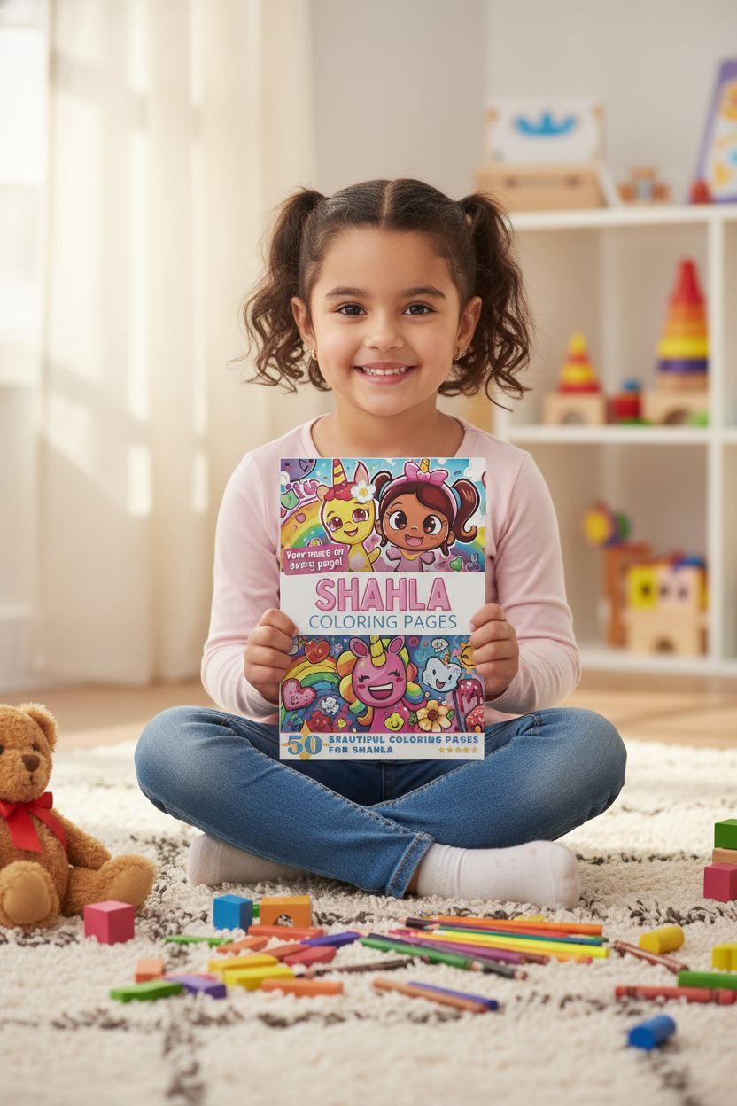 Shahla personal coloring pages