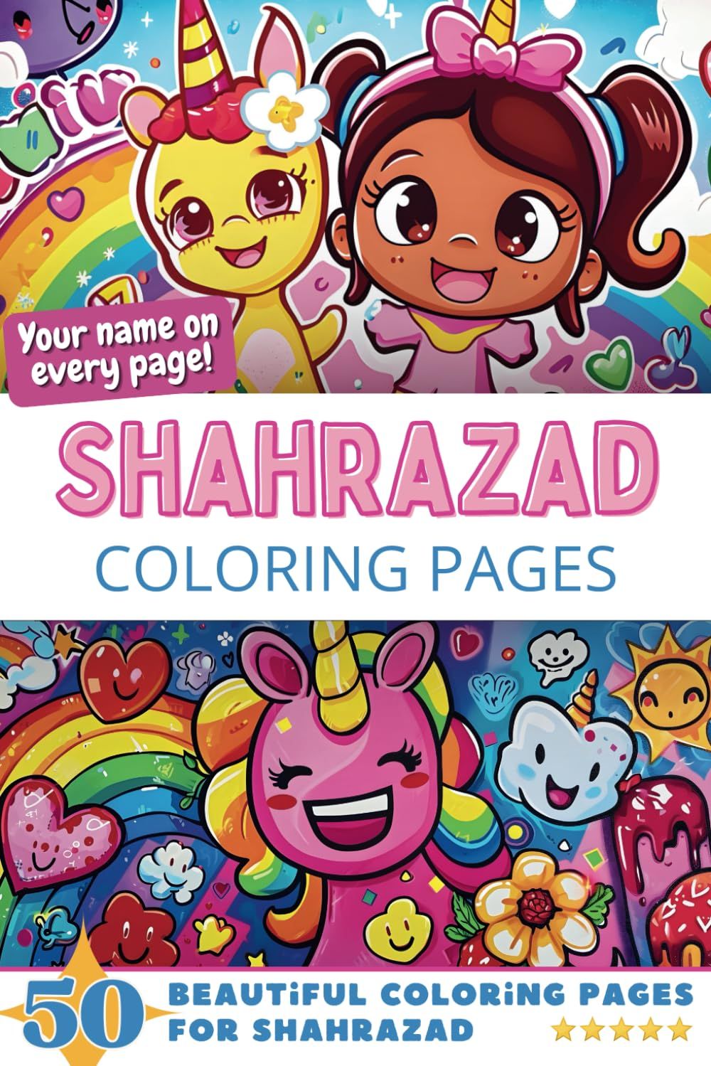 Shahrazad Coloring Book Cover