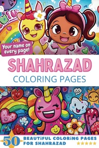 Shahrazad Coloring Book Cover