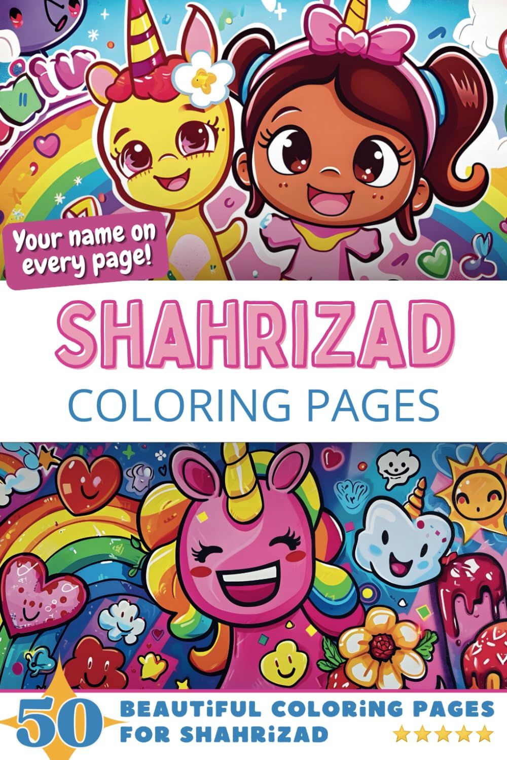 Shahrizad Coloring Book Cover