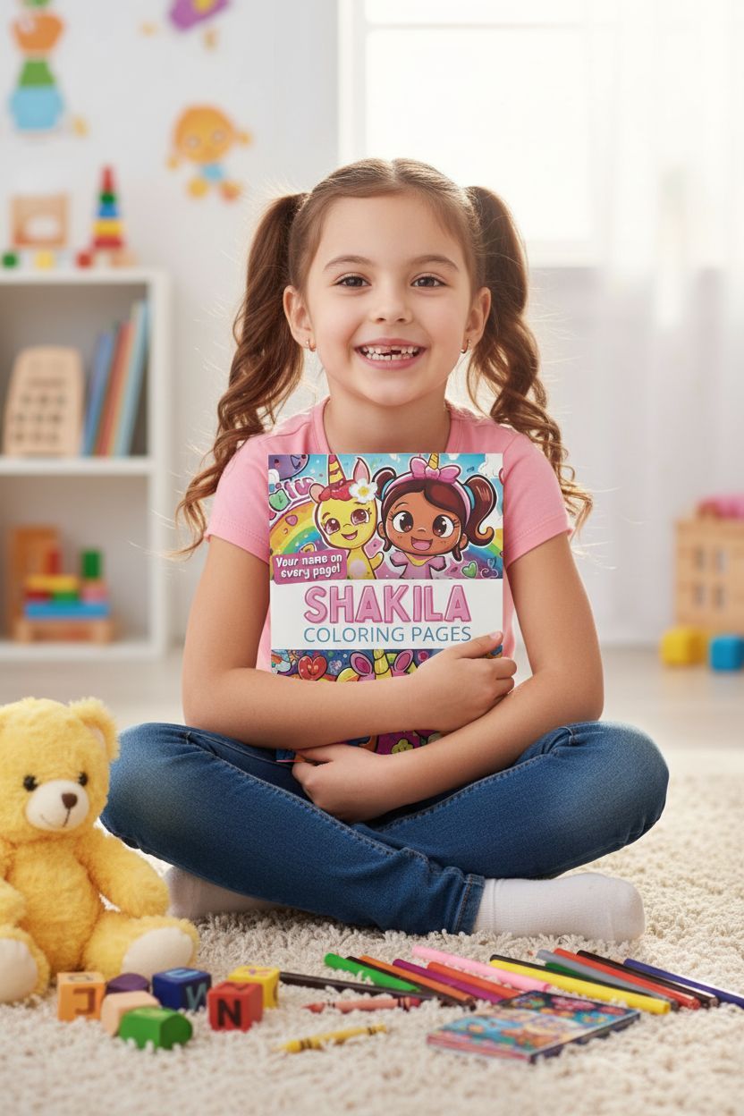 Shakila personal coloring pages
