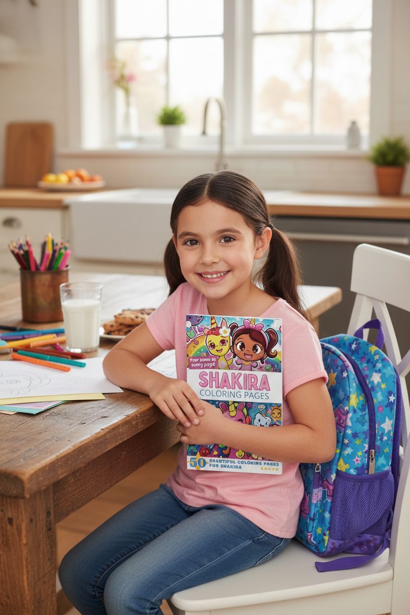 Shakira personal coloring pages