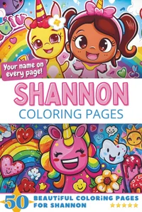 Shannon Coloring Book Cover