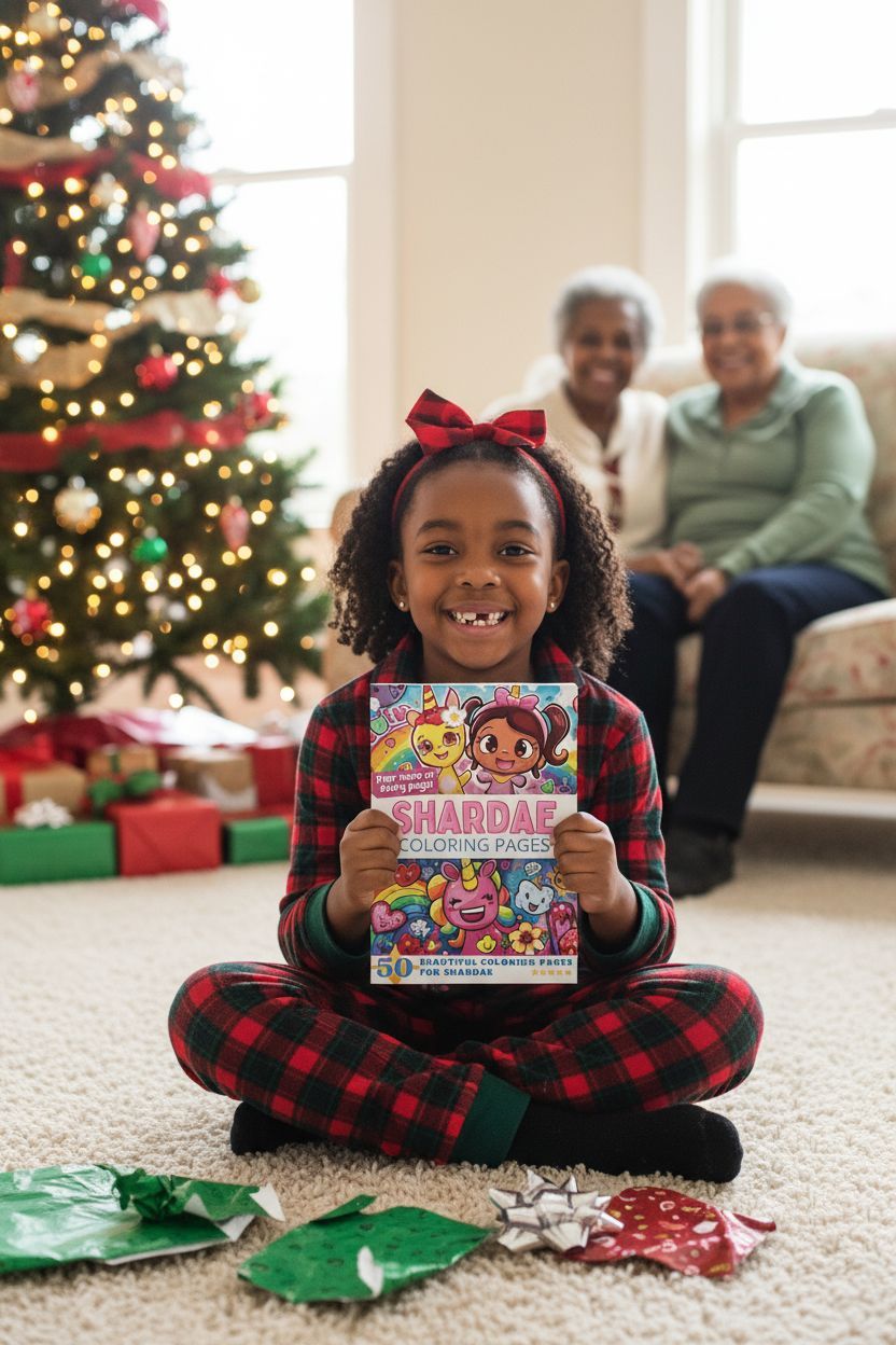 Shardae Christmas coloring pages gift