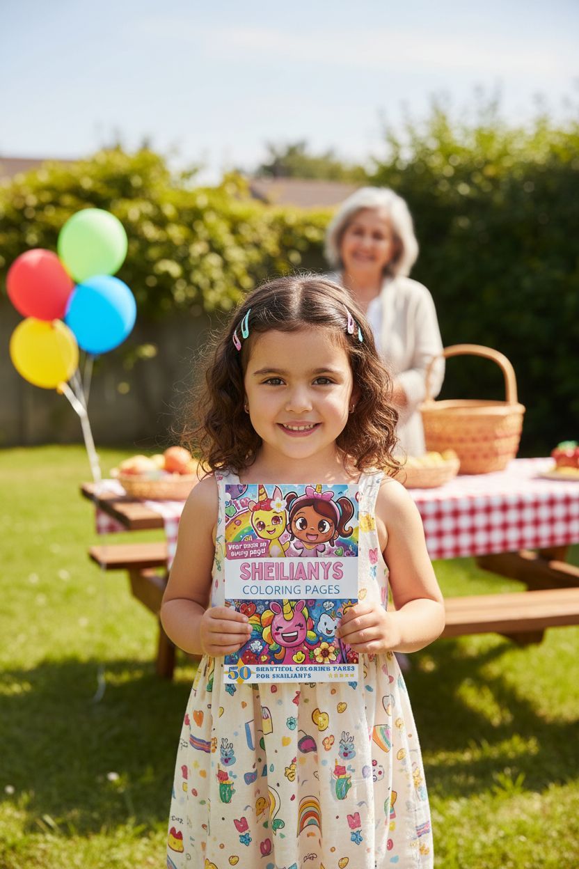 Sheilianys coloring book in use