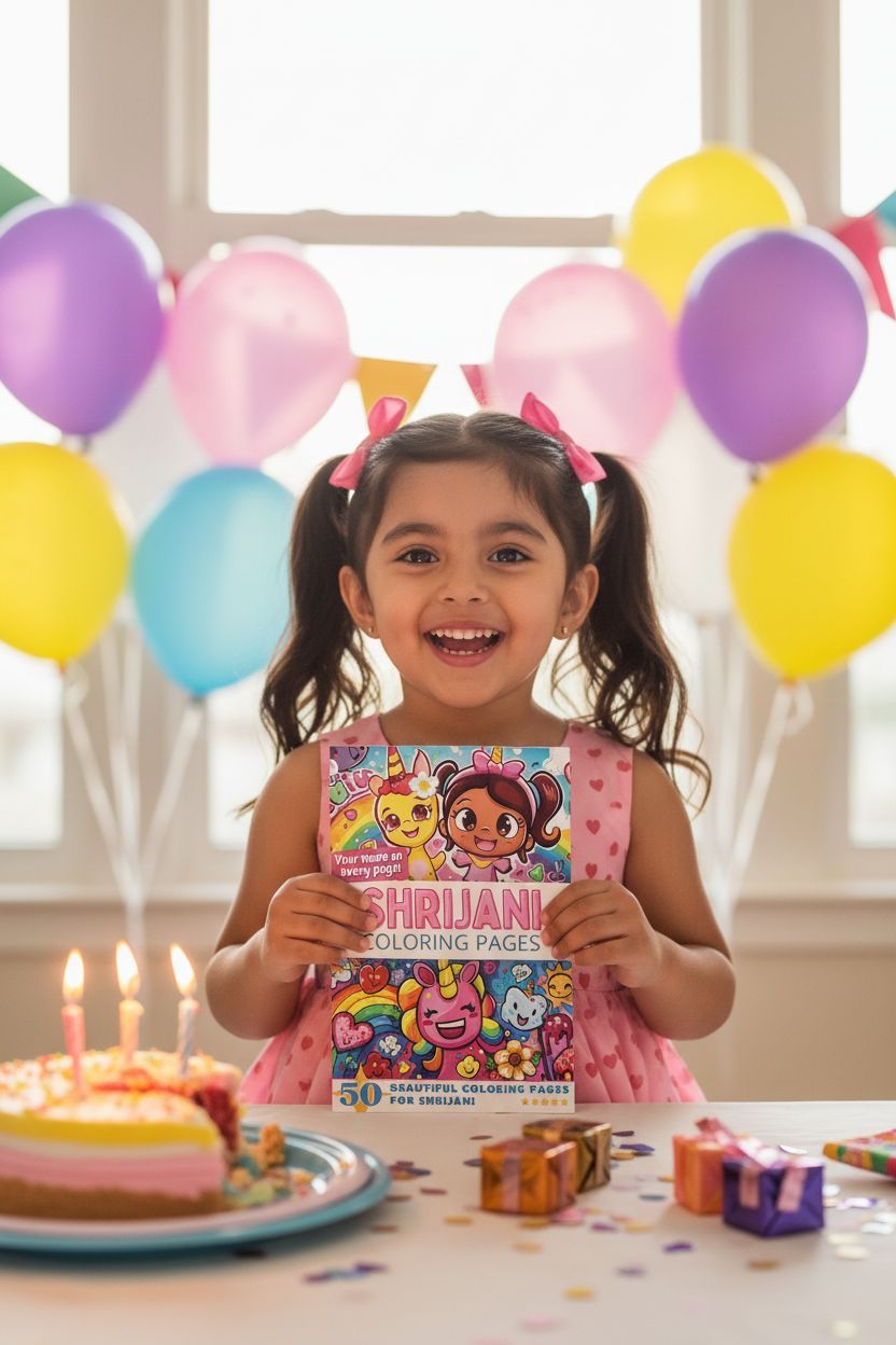 Shrijani coloring book in use