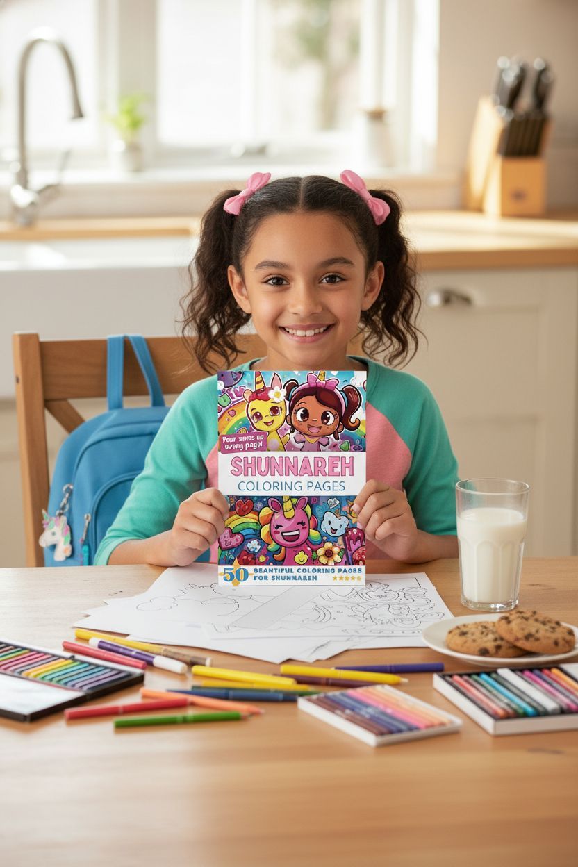 Shunnareh personal coloring pages