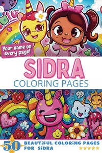 Sidra Coloring Book Cover