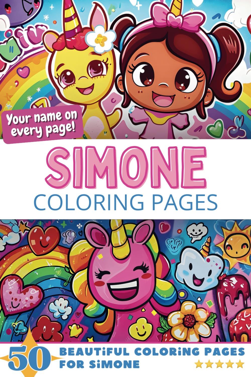 Simone Coloring Book Cover