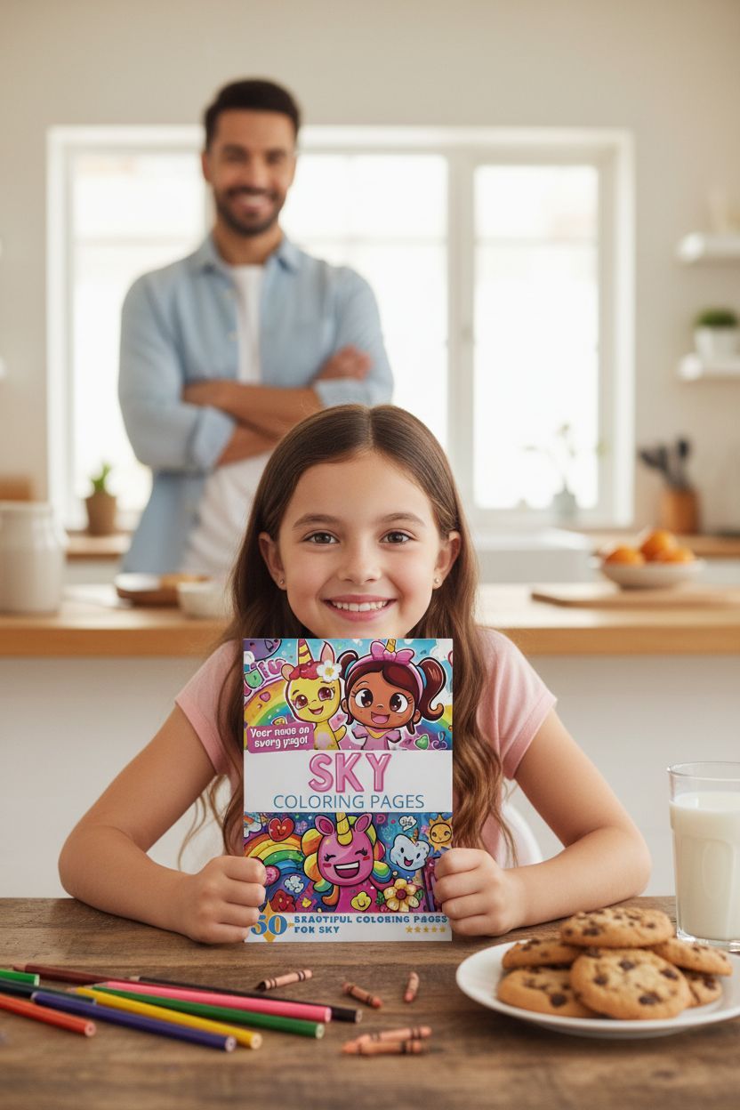 Sky personal coloring pages