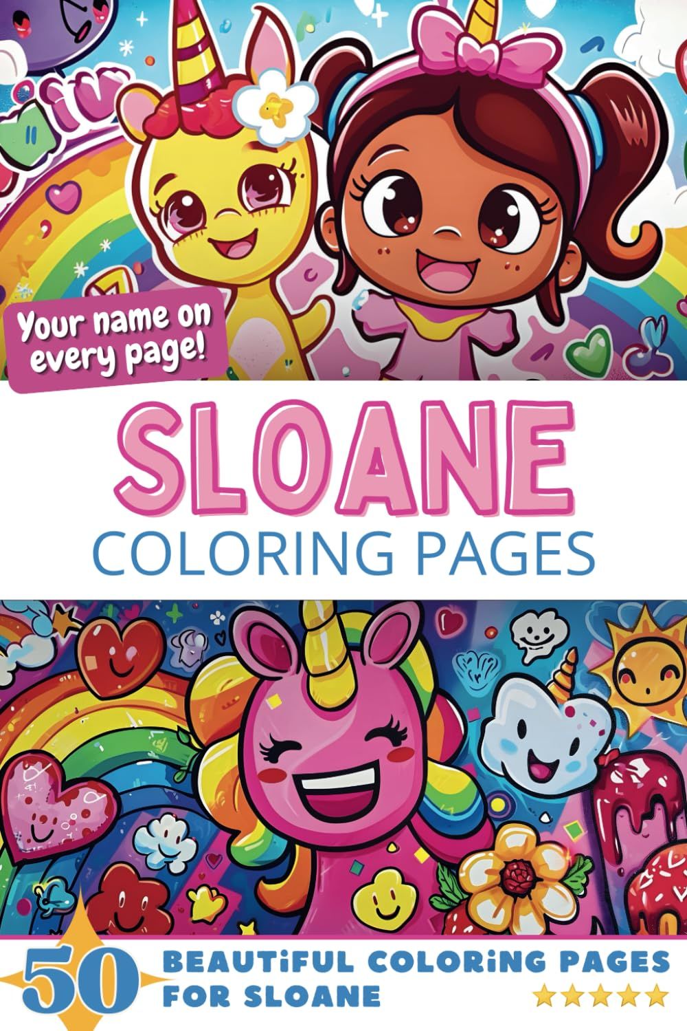 Sloane Coloring Pages Cover