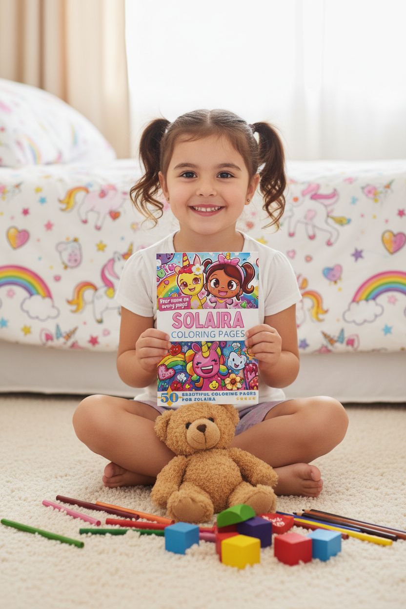 Solaira personal coloring pages