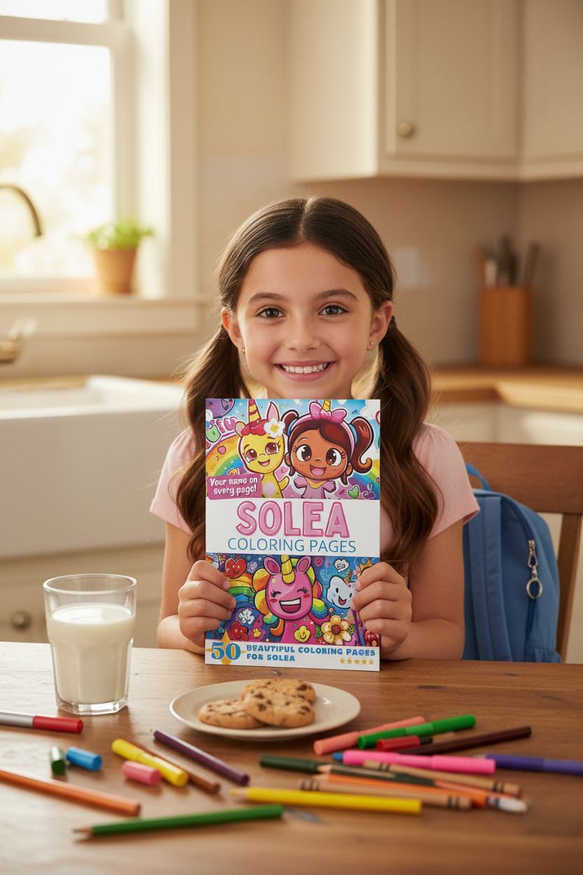 Solea personal coloring pages
