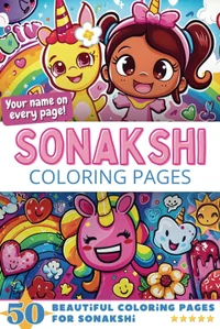 Sonakshi Coloring Book Cover