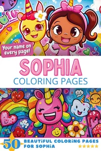 Sophia Coloring Book Cover