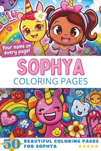 Sophya Coloring Book Cover