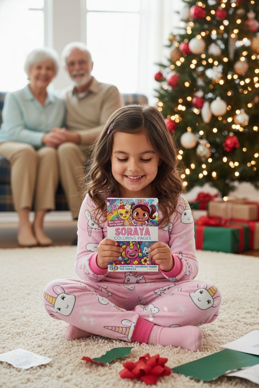 Soraya Christmas coloring pages gift