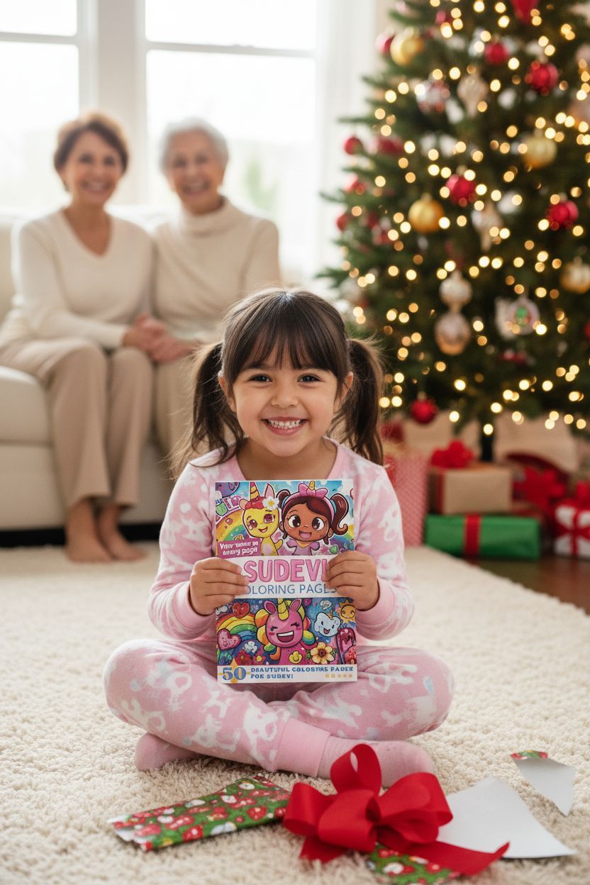 Sudevi Christmas coloring pages gift