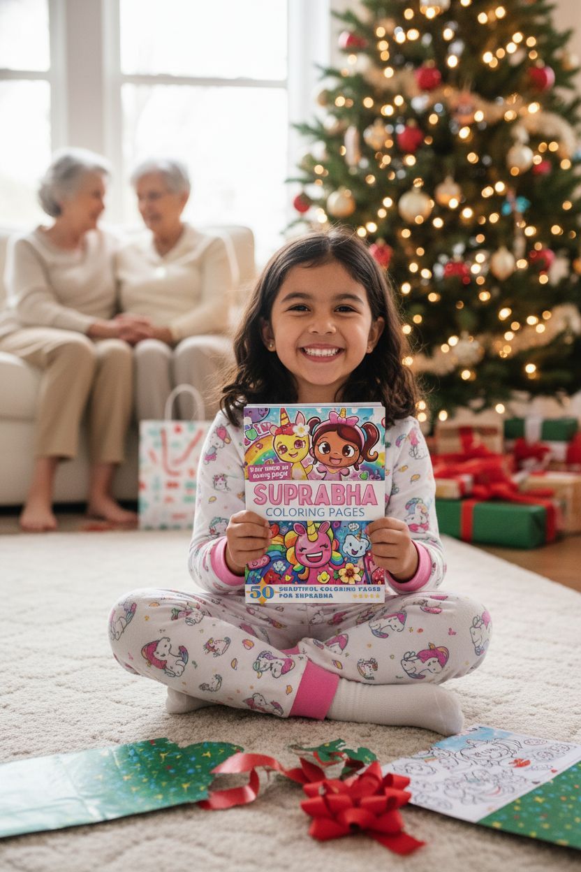 Suprabha Christmas coloring pages gift