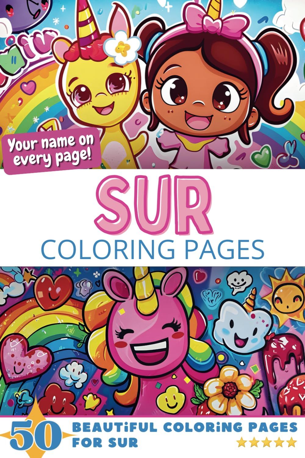 Sur Coloring Book Cover