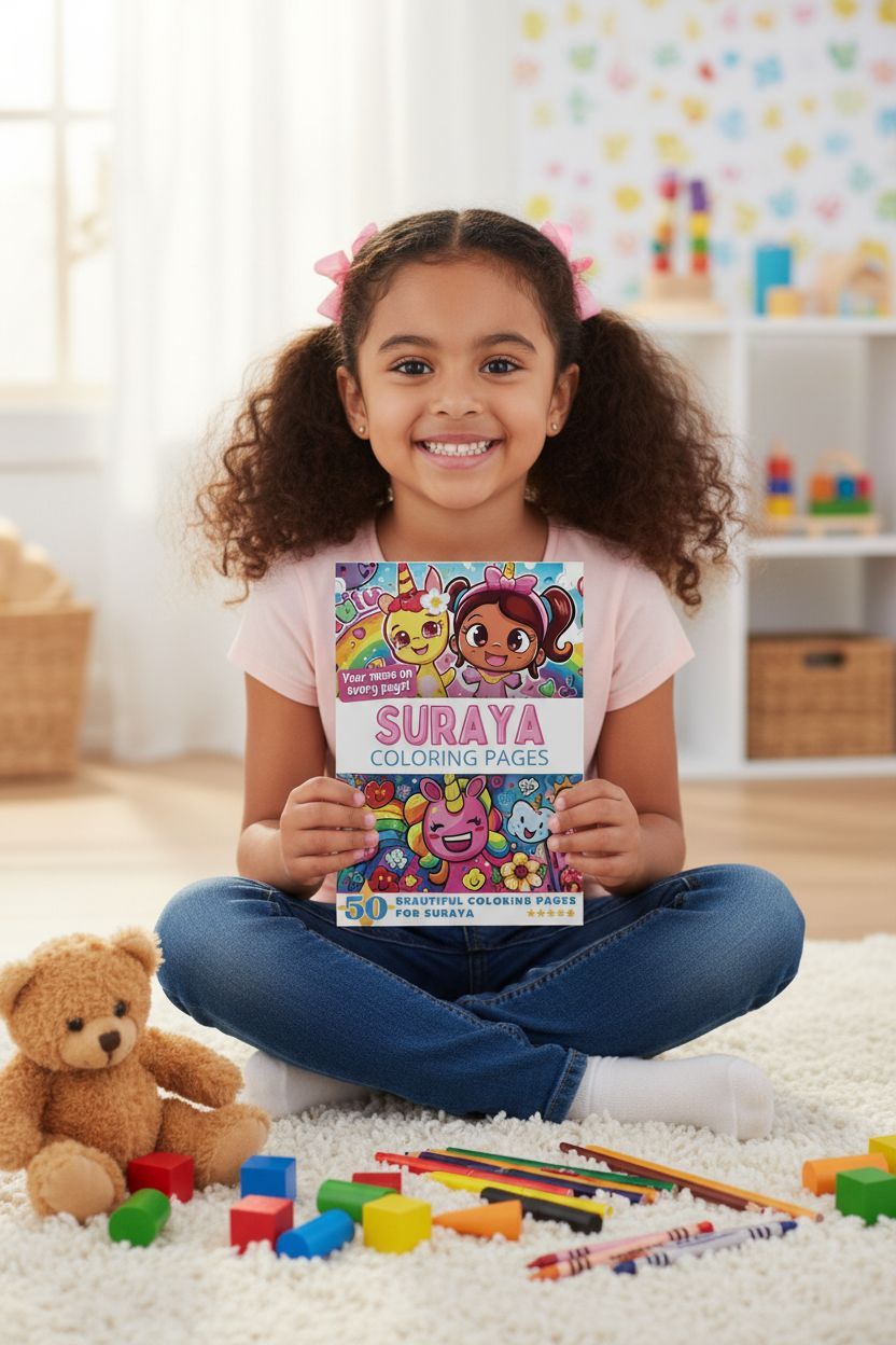 Suraya personal coloring pages