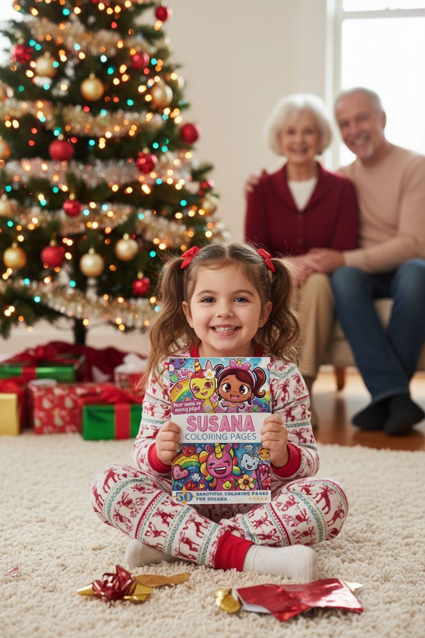 Susana Christmas coloring pages gift