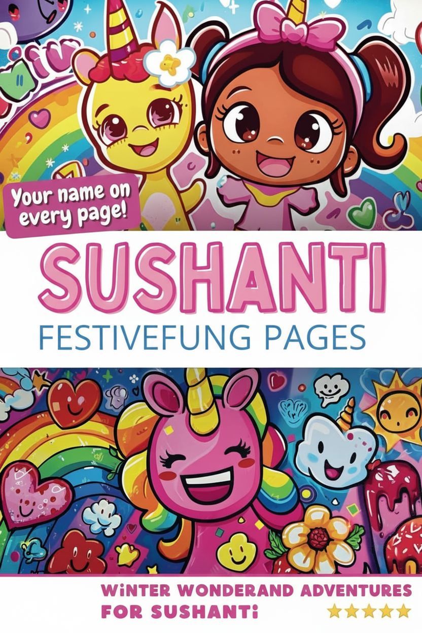 Sushanti Christmas coloring pages gift