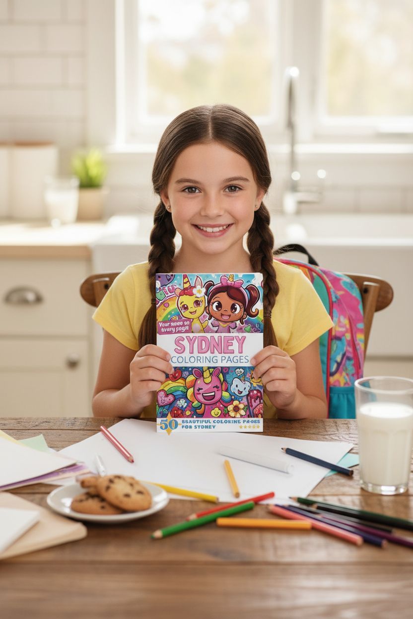 Sydney personal coloring pages