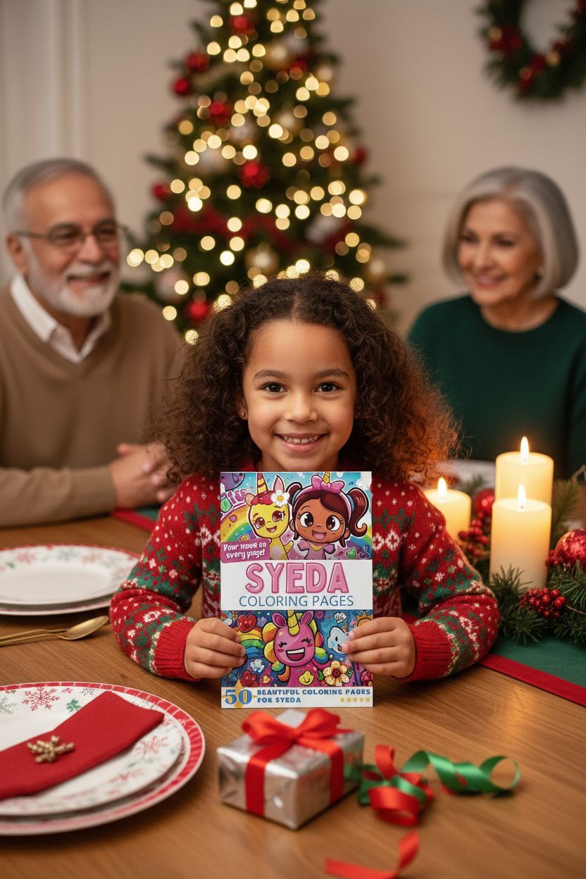 Syeda Christmas coloring pages gift