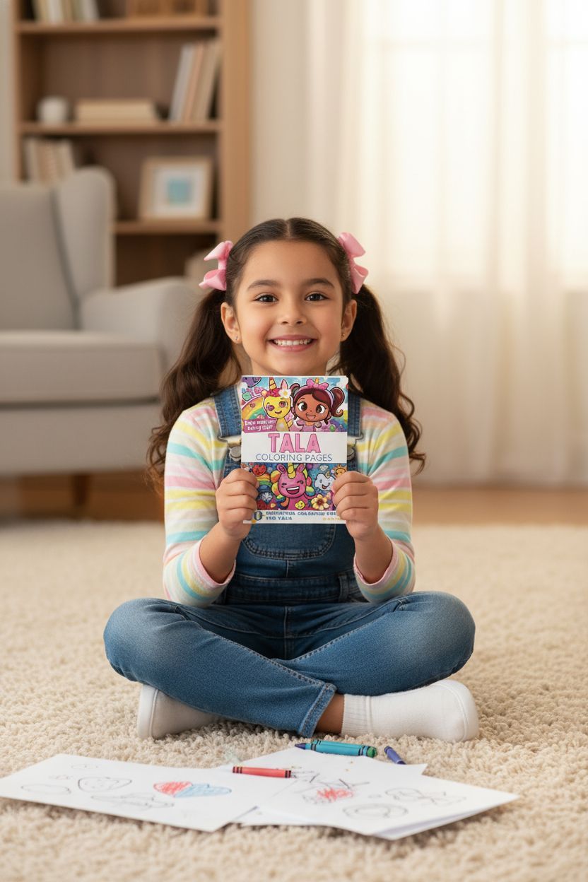 Tala personal coloring pages