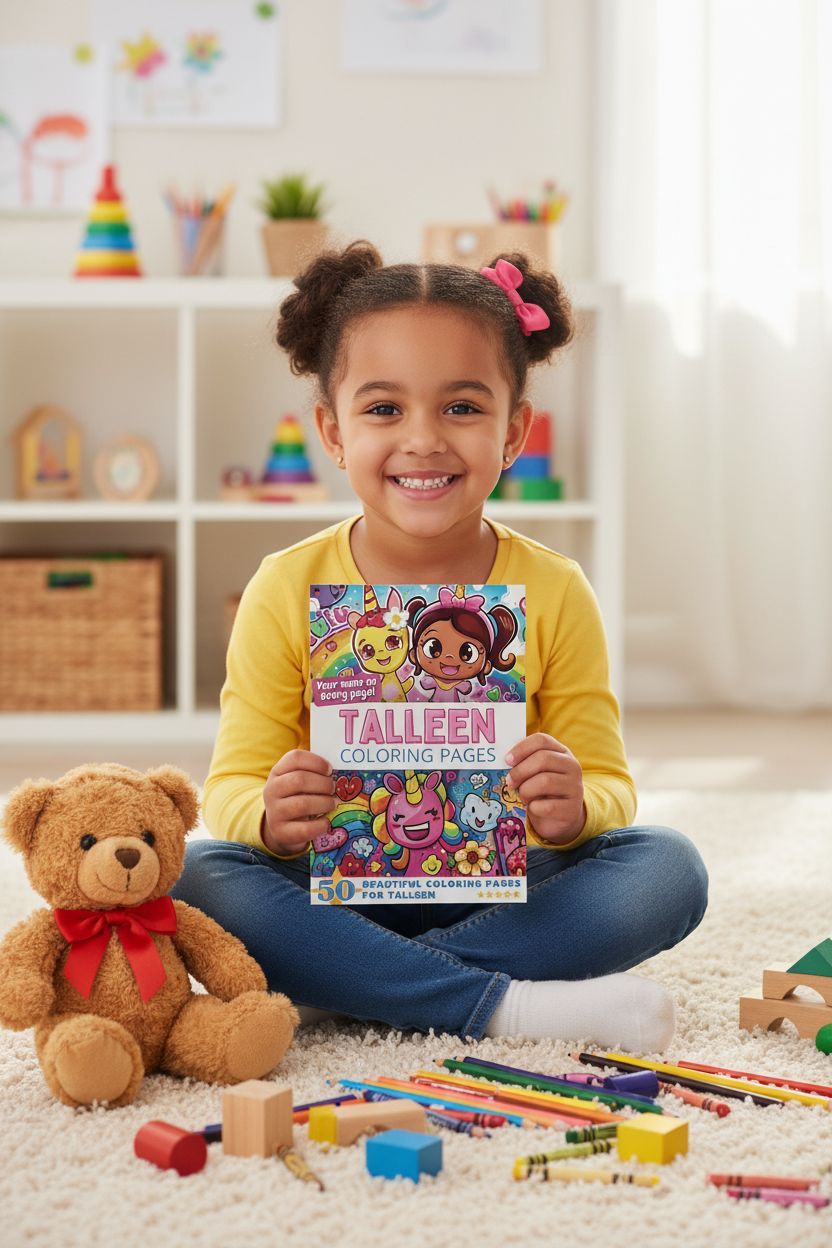 Talleen personal coloring pages