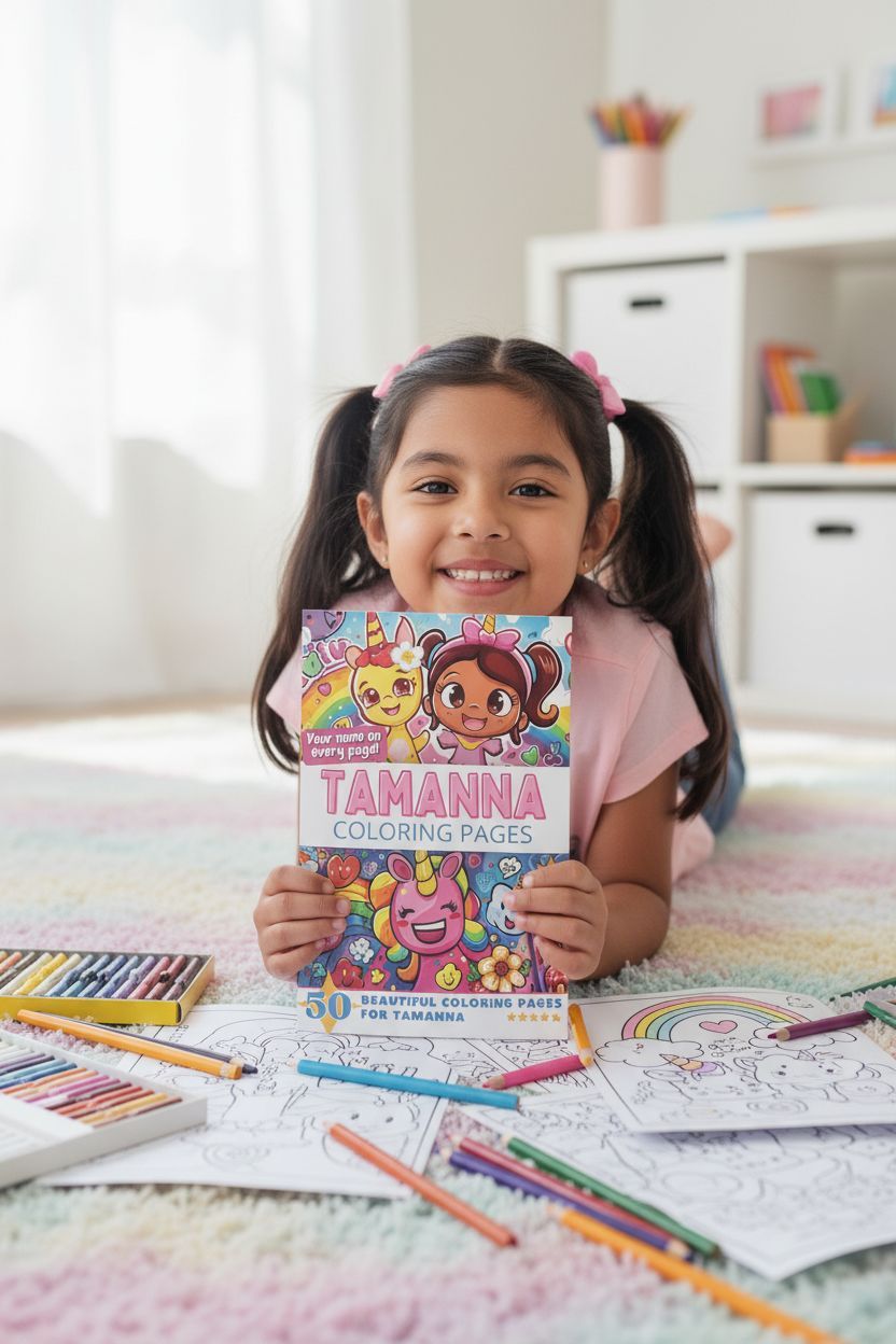 Tamanna personal coloring pages